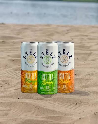 Stëlz Hard Iced Tea Peach , Lemon en Mango